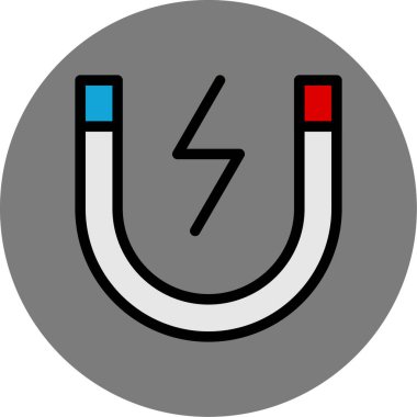 magnet icon, vector illustration