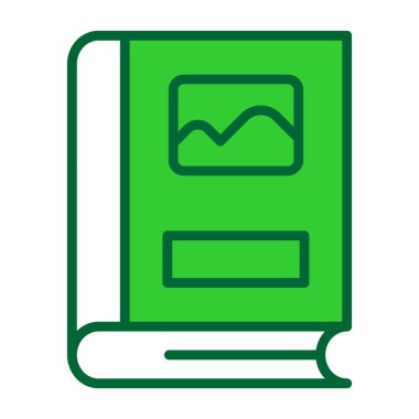 Kitaplar. Web simgesi basit illüstrasyon