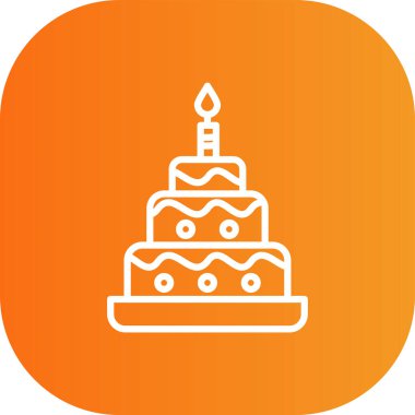 kek vektörü simgesi modern basit vektör illüstrasyonu