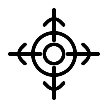 Crosshair hedef simgesi, özet biçimi