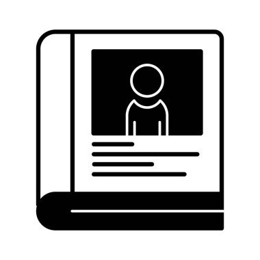 Tablet simgesi olan kişi, basit biçim