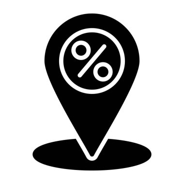 konum simgesi, basit vektör tasarımı