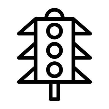 Otobüs durağı vektör simgesi