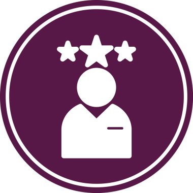 yıldız simgesi vektör illüstrasyonu