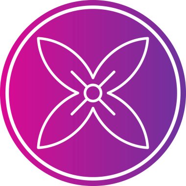 Eşsiz Çiçek Vektörü Kabartma Simgesi