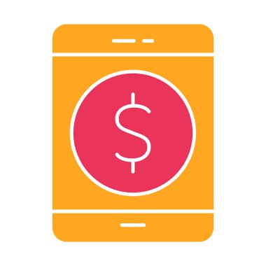 Dolar simgesi soyut bir grupta izole edildi