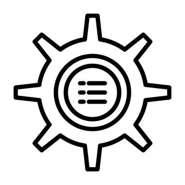 Menü web simgesi, vektör çizim