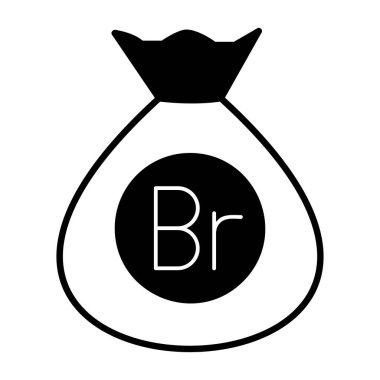 Para çantası. Web simgesi