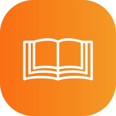 kitap simgesi vektör illüstrasyonu