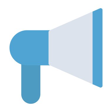 Hoparlör düz vektör simgesi