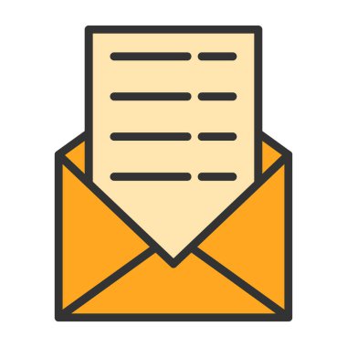 zarf posta vektör illüstrasyonu