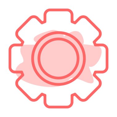 dişli simgesinin vektör ayarı