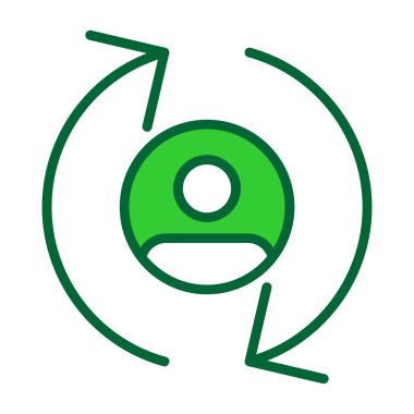 Kişisel ve ticari kullanım için vektör simgesini tazele..