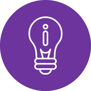 ampul simgesi vektör illüstrasyonu