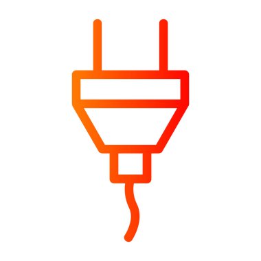 Web ve mobil uygulaması tasarım, tak logo kavramı için beyaz arka plan üzerinde izole tak simge vektör