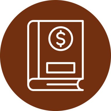 Para ikonu. Bu yuvarlak vektör düz sembolü pembe renkli ve beyaz arkaplanda izole edilmiş.