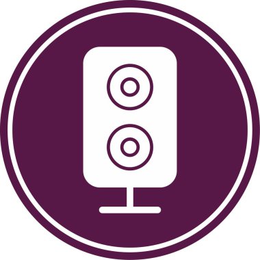 Hoparlör simgesinin vektör illüstrasyonu