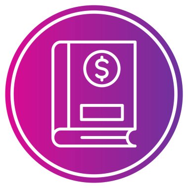 Para simgesinin vektör illüstrasyonu