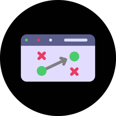 Web ve kullanıcı simgesi, vektör illüstrasyonu