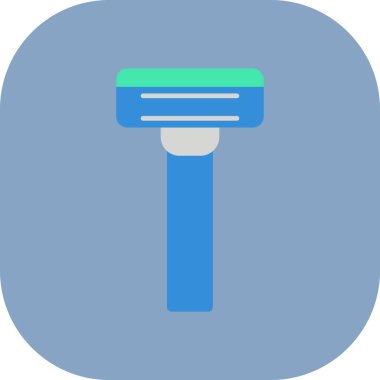 traş etme simgesi düz stil