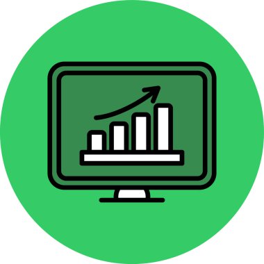 seo modern simgesinin vektör illüstrasyonu