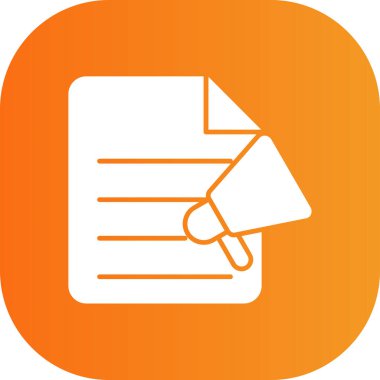 Kağıt simgesinin vektör illüstrasyonu