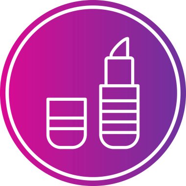 ruj simgesi vektör çizimi