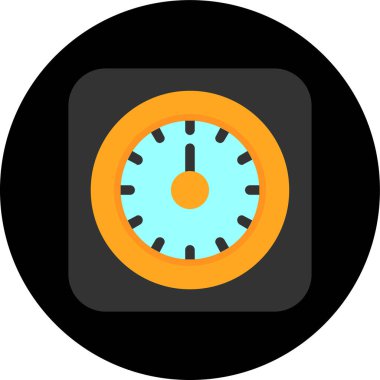 Alarm saat vektör simgesi