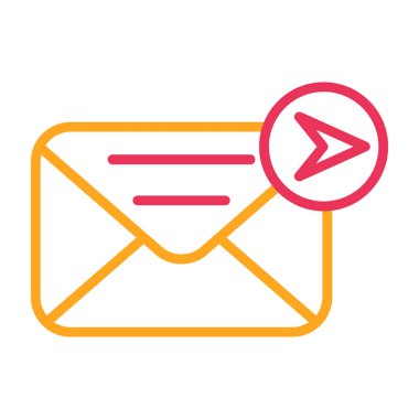 E-posta zarf simgesi vektör çizim
