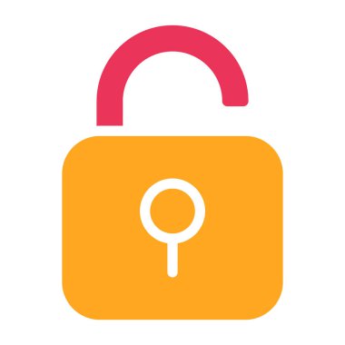 ikon vektör illüstrasyonunu kilitle