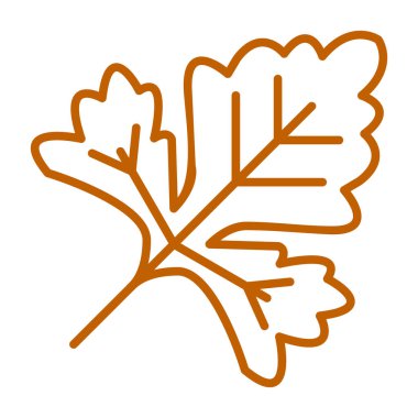 Yaprak. Web simgesi basit tasarım