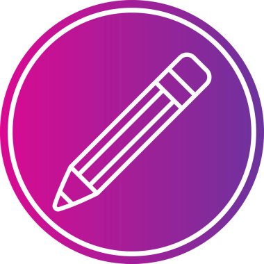 Kalem. Web simgesi basit tasarım