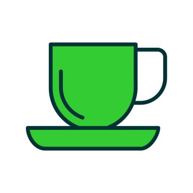 bir fincan çay simgesi. vektör çizim