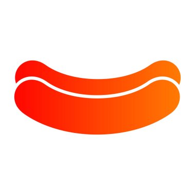 hot dog icon. vector illustration