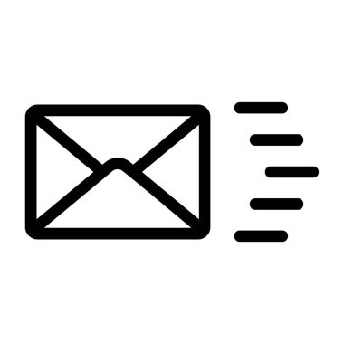 e-posta web simgesi, vektör çizim