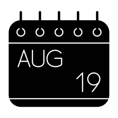 9 Ağustos takvim ikonu tasarım vektörü tek takvim günü. tarih simgesi gün ve ay.