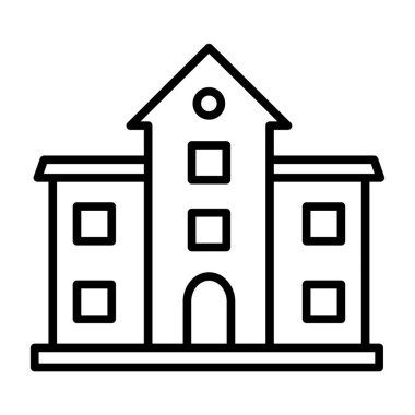 okul vektör illüstrasyonu oluşturma