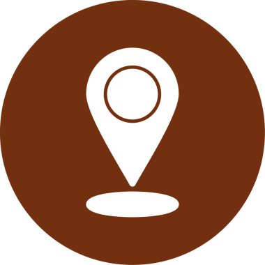 Harita işaretleyici. Web simgesi