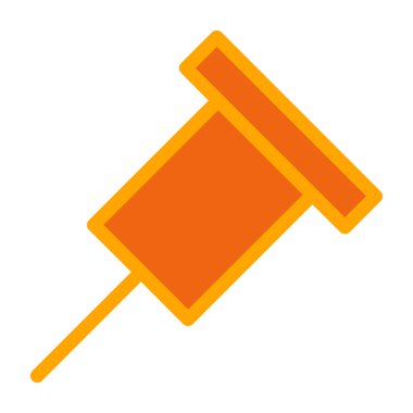 Boya fırçası simgesinin vektör illüstrasyonu