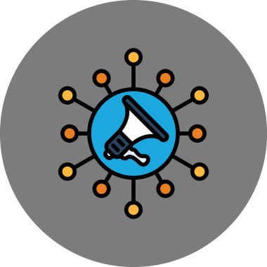 seo modern simgesinin vektör illüstrasyonu