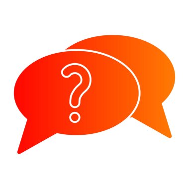 soru simgesi simgesi olan konuşma balonu.