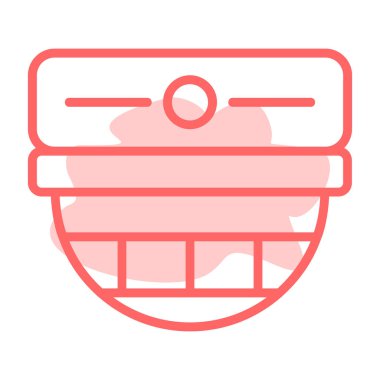 Ateşin modern bir simgesinin vektör çizimi