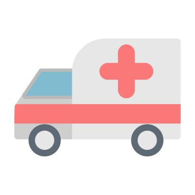 tıbbi araba vektör çizimi