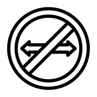 Sigara simgesi yok, taslak biçimi