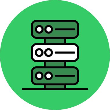 Modern bir simgenin vektör illüstrasyonu