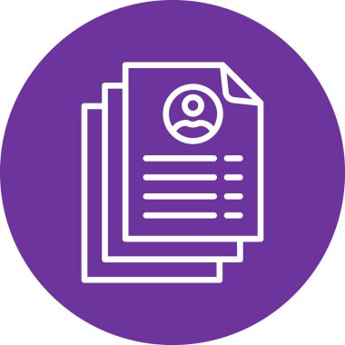 Vektör belgesi Simge illüstrasyonu