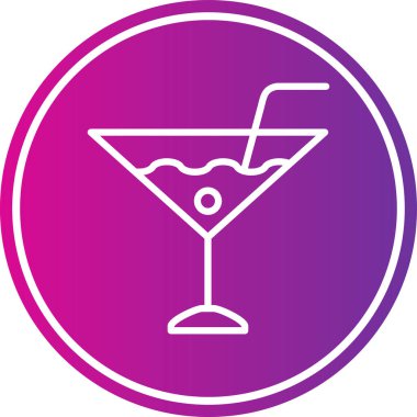 Kuyruk simgesinin vektör illüstrasyonu