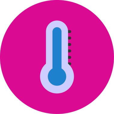 termometre simgesi vektör illüstrasyonu