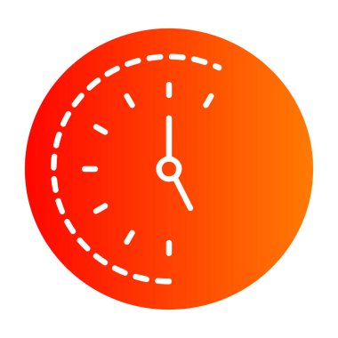 saat vektör simgesi modern basit vektör illüstrasyonu