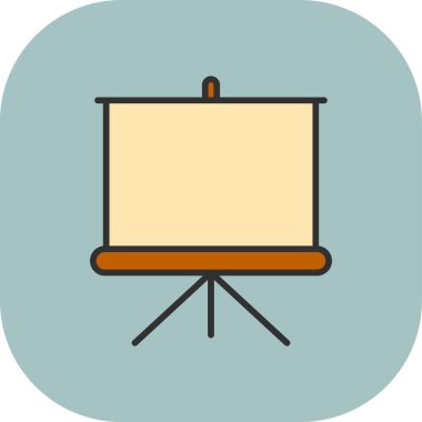 Tablo simgesi, vektör tasarımı